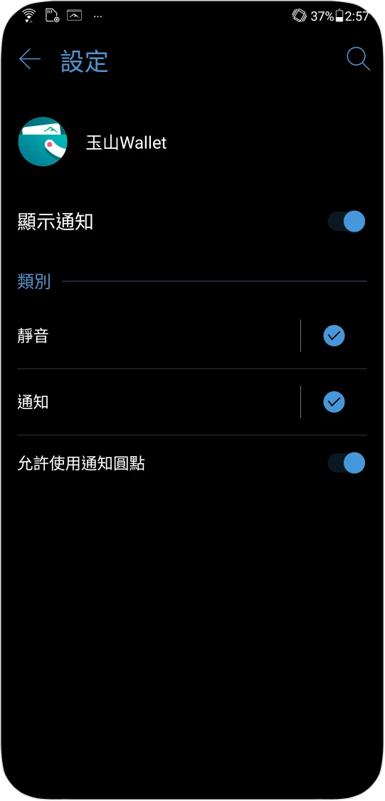步驟五：設定通知開關與細項