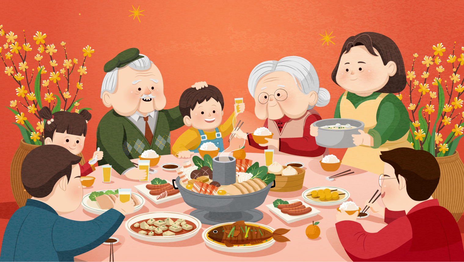 新春歡聚餐飲加碼3%